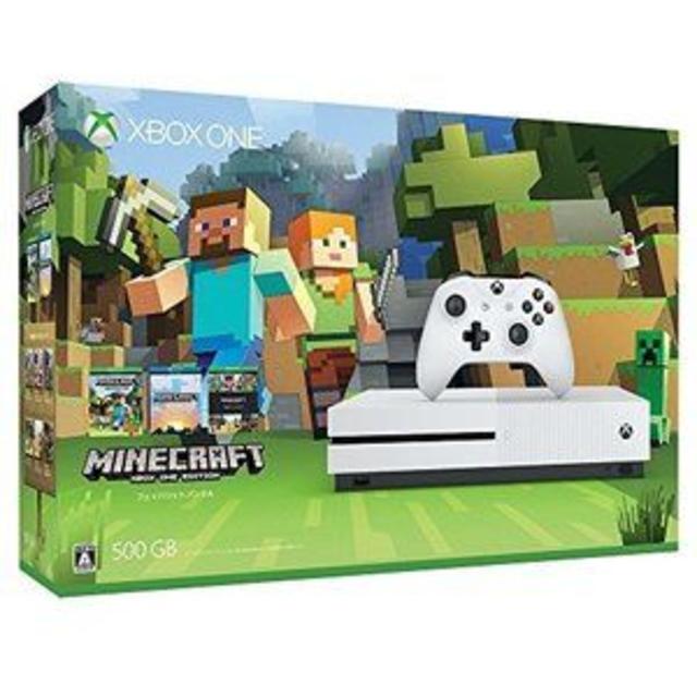 Microsoft(マイクロソフト)のXbox One S 500GB Minecraft  エンタメ/ホビーのゲームソフト/ゲーム機本体(家庭用ゲーム機本体)の商品写真