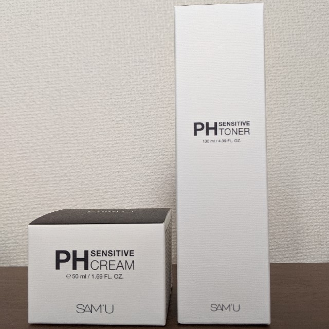 【サミュ】PHシリーズ 2点セット SAM'U PHクリーム/トナー コスメ/美容のスキンケア/基礎化粧品(化粧水/ローション)の商品写真