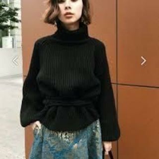 アメリヴィンテージ(Ameri VINTAGE)のAMERI BACK TUCK KNIT 新品未使用タグ付き アメリ(ニット/セーター)