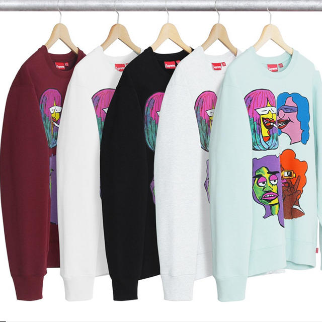 メンズSUPREME Gonz Heads Crewneck Mサイズ