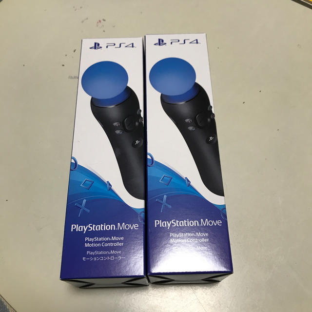 PlayStation VR(プレイステーションヴィーアール)の超美品　PS4 PSVR モーションコントローラー2本セット エンタメ/ホビーのゲームソフト/ゲーム機本体(家庭用ゲーム機本体)の商品写真