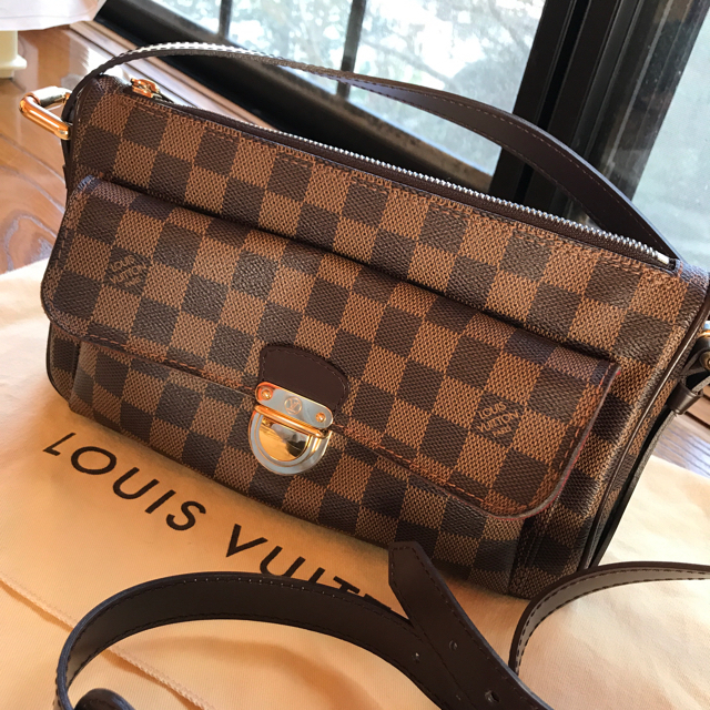 ルイヴィトンLOUIS VUITTON ダミエ ラヴェッロGM約155cm奥行