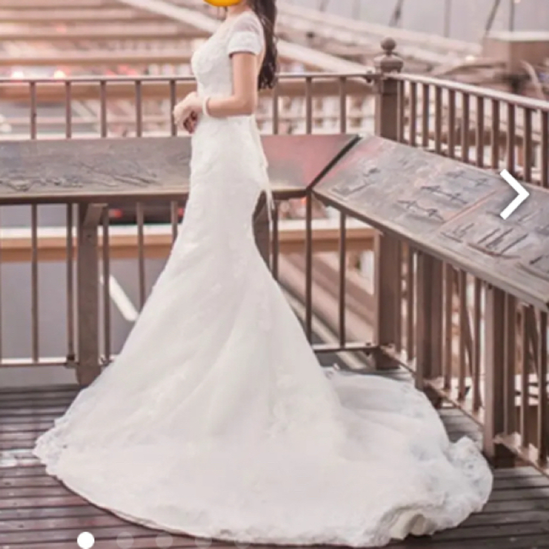 Vera Wang(ヴェラウォン)のインポート マーメイドドレス ウェディングドレス レディースのフォーマル/ドレス(ウェディングドレス)の商品写真
