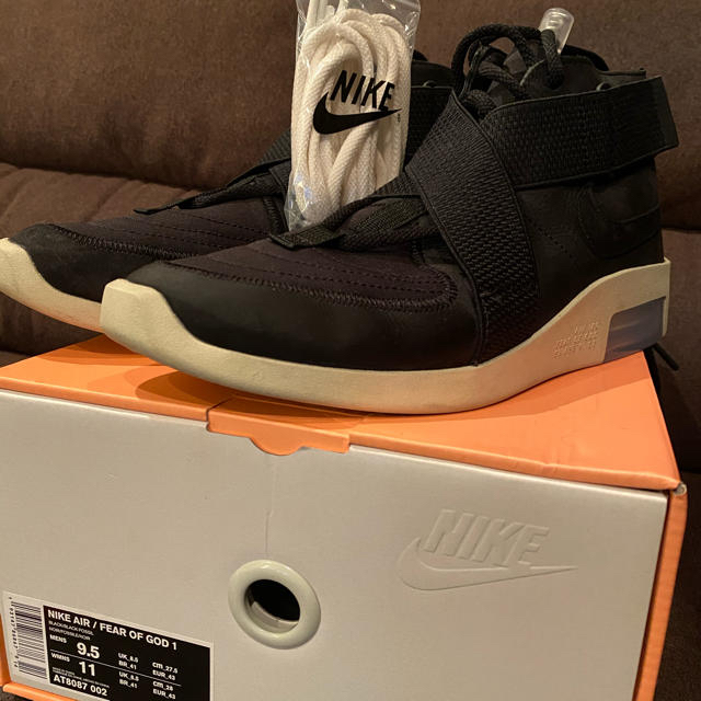 FEAR OF GOD(フィアオブゴッド)のY/U様専用　NIKE AIR FEAR OF GOD RAID BLACK メンズの靴/シューズ(スニーカー)の商品写真