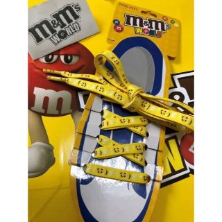 m&m's 靴ひも　イエロー(スニーカー)