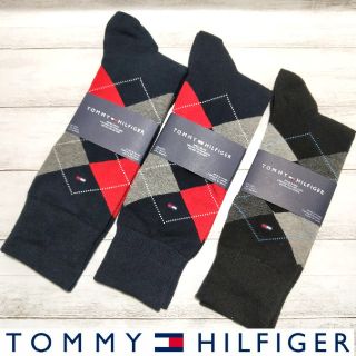 トミーヒルフィガー(TOMMY HILFIGER)の【BBQ様取り置】トミーヒルフィガーお問い合わせ ３足✕２ #hk97 紺ベース(ソックス)