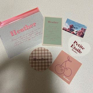 ヘザー(heather)のheather ノベルティステッカー(しおり/ステッカー)