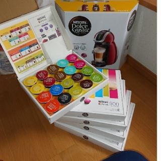 ネスレ(Nestle)のネス☆本日限定値下げ☆カフェ ドルチェグスト本体 バラエティカプセル5箱セット(コーヒーメーカー)