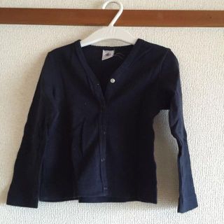 プチバトー(PETIT BATEAU)のPETITBATEAUカーディガン(カーディガン)