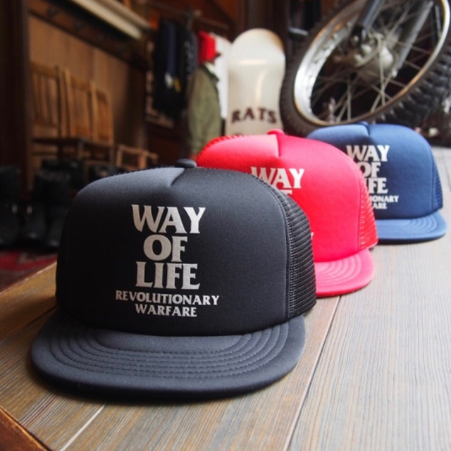 RATS WAY OF LIFE MESH CAP 赤 木村拓哉 さんタク 新品 - キャップ