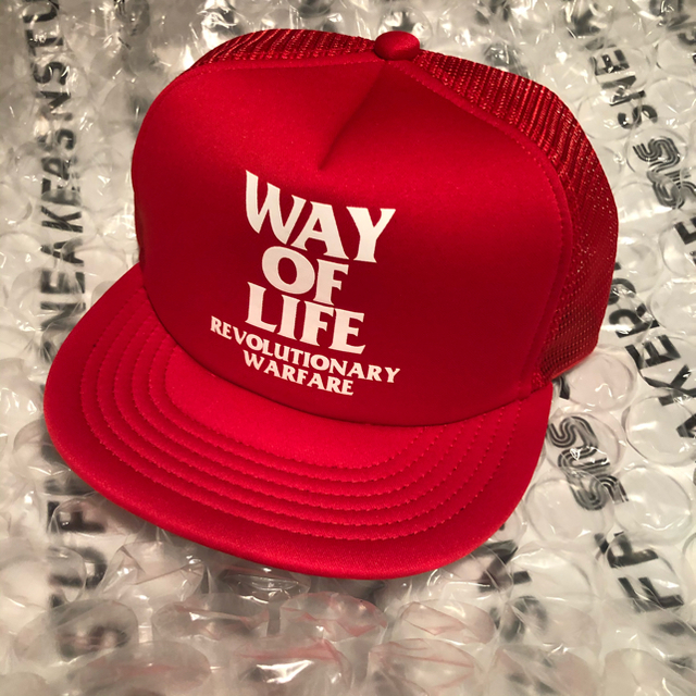 RATS WAY OF LIFE MESH CAP 赤 木村拓哉 さんタク 新品帽子 - キャップ