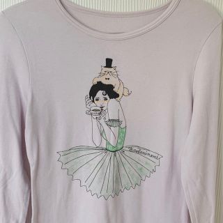 ジーユー(GU)のmaegami mami gu Tシャツ　ブレスレット2個(Tシャツ(長袖/七分))