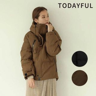 トゥデイフル(TODAYFUL)のTODAYFUL Hoodie Down Jacket ダウン　38(ダウンジャケット)