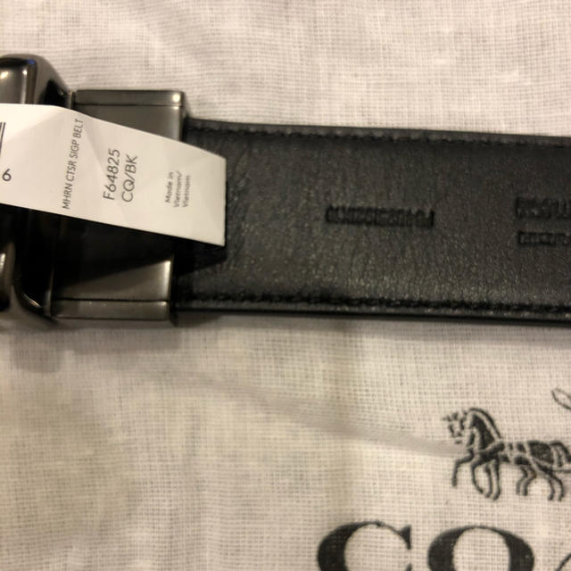 COACH コーチ F64825 MHRN CTSR SIGP BELT