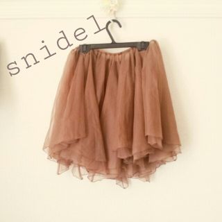 スナイデル(SNIDEL)のsnidel チュールスカート(ミニスカート)