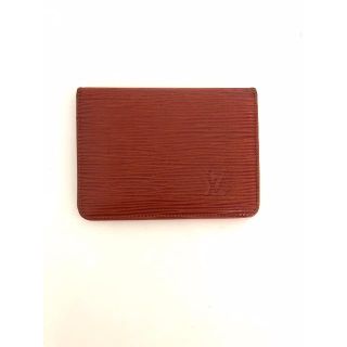 ルイヴィトン(LOUIS VUITTON)のLOUIS VITTON エピ 定期入れ(名刺入れ/定期入れ)