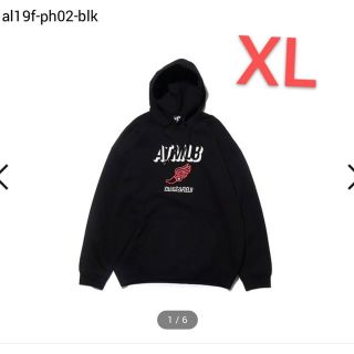 アトモス(atmos)のATMOS LAB TRACK & FIELD HOODIE BLACK XL(パーカー)