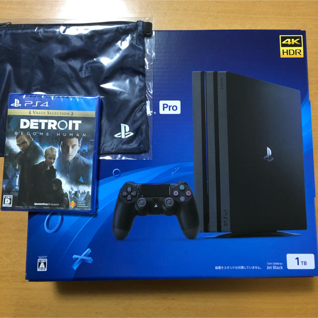 政宗さん専用】PlayStation®4 Pro ジェット・ブラック 1TB