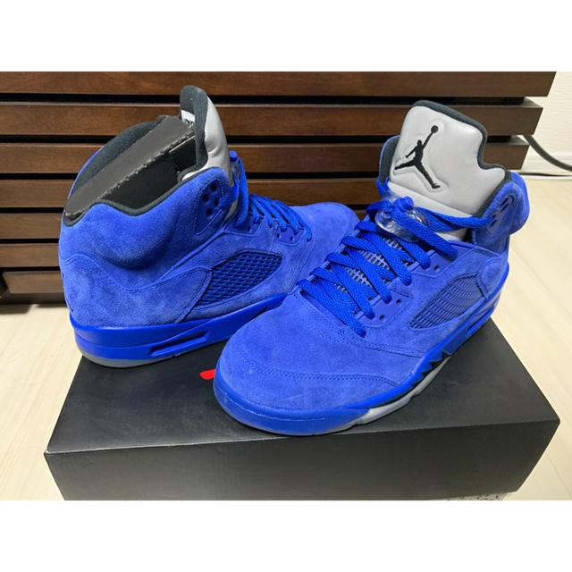 スニーカーNIKE AIR JORDAN 5 retro GAME ROYAL 28.5