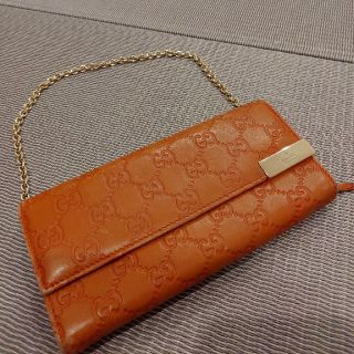 グッチ(Gucci)のグッチ 長財布 レディース チェーンウォレット(財布)