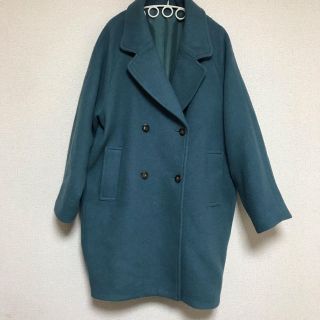 GU - gu コート オーバーサイズコクーンコート ブルーの通販 by ice