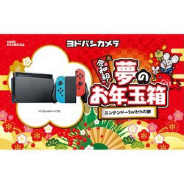 Nintendo Switch(ニンテンドースイッチ)の夢のお年玉箱2020 ニンテンドーSwitchの夢　ヨドバシカメラ福袋 エンタメ/ホビーのゲームソフト/ゲーム機本体(家庭用ゲーム機本体)の商品写真