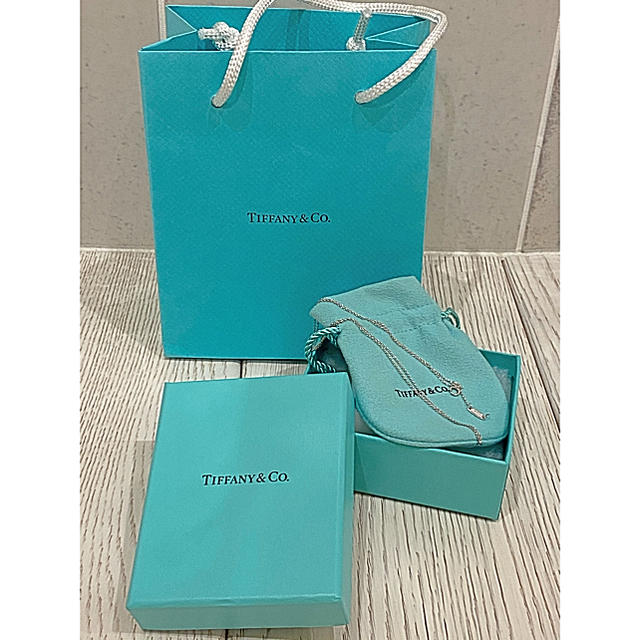 新品未使用　TIFFANY チェーンのみ WGネックレス