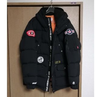 アベイシングエイプ(A BATHING APE)のエイプダウン(ダウンジャケット)