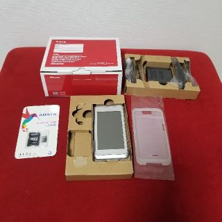 トウシバ(東芝)のdocomo　T-01A シルバー　美品　オマケ付き(スマートフォン本体)