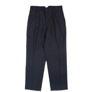 コモリ(COMOLI)のCOMOLI  WOOL SERGE BACK STRAP PANTS(スラックス)