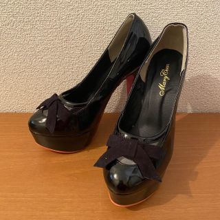 マリーココ(Mary Coco.)の即納 Mary Coco. マリーココ ハイヒール パンプス 厚底 リボン M(ハイヒール/パンプス)