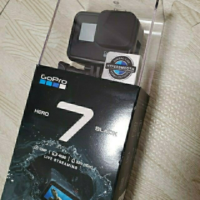 スマホ/家電/カメラ【美品】GoPro HERO7 Black(保証書付、付属品多数セット)