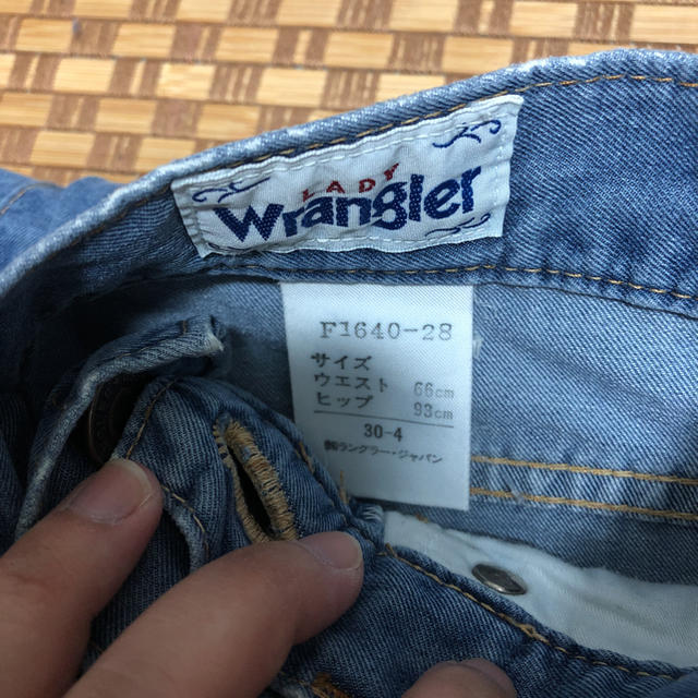 Wrangler デニム フレアパンツ 90s 80s ダメージ加工　レア