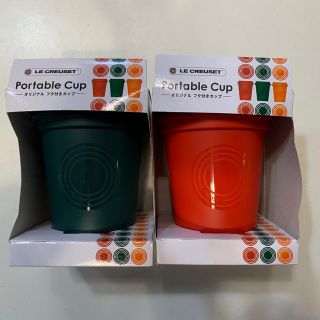 ルクルーゼ(LE CREUSET)の1/13まで！LE CREUSET Portable Cup red&green(食器)