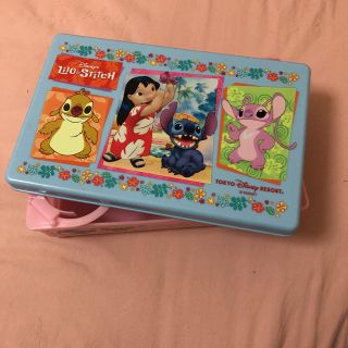 ディズニー(Disney)のディズニーランチBOX（スティッチ）(キャラクターグッズ)