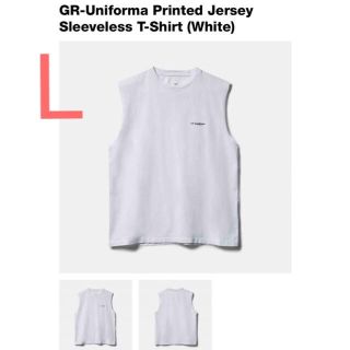 コムデギャルソン(COMME des GARCONS)の【L】 Printed Jersey Sleeveless T-Shirt(Tシャツ/カットソー(半袖/袖なし))