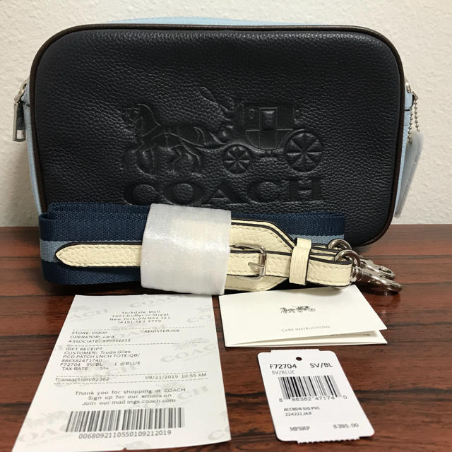 新品 コーチ COACH ショルダーバッグ ジェス クロスボディ ネイビー