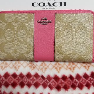 コーチ(COACH)のCOACHコーチ格安正規品さくらピンク長財布(財布)