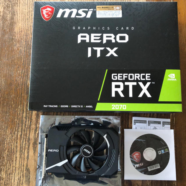 スマホ/家電/カメラMSI GeForce RTX2070 AERO ITX 8G