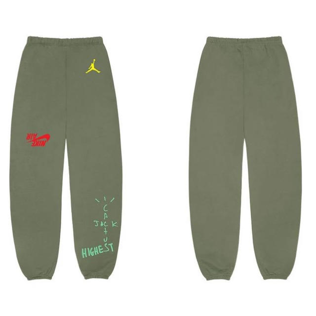 L Travis Jordan sweat pant Nike air 即発送