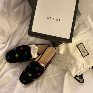 グッチ(Gucci)の新品 GUCCI グッチ スリッポン 靴 刺繍 シューズ ローファー(スリッポン/モカシン)