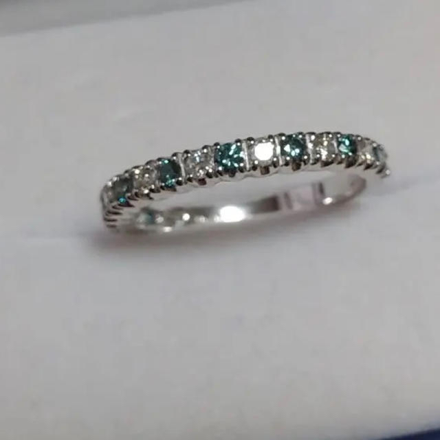新品仕上げ✨Pt900❤️ハーフエタニティー❤️ダイヤ0.5カラット❤️リング