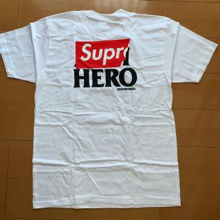 シュプリーム(Supreme)のSupreme ANTI HEROコラボ　ポケTシャツ　ホワイト/XL(Tシャツ/カットソー(半袖/袖なし))
