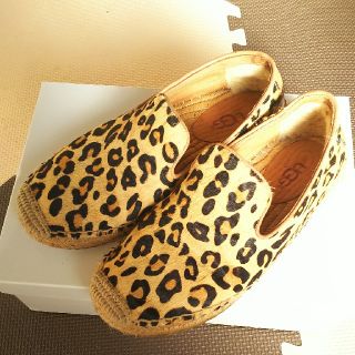 アグ(UGG)のUGGハラコレオパードシューズ(バレエシューズ)