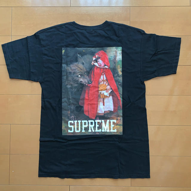 Supreme 赤ずきんTシャツ　黒/Lのサムネイル