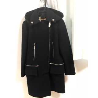 ザラ(ZARA)のZARA コート フード取外可 美品(ピーコート)