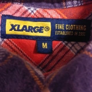 エクストララージ(XLARGE)の美品♥️ＸLARGE☆チェックシャツ ネルシャツ(シャツ)