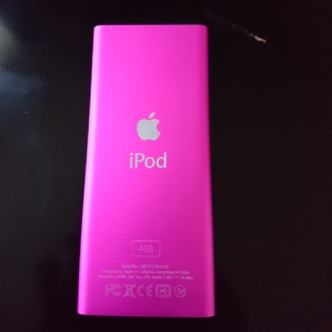 Apple(アップル)の【ジャンク品】iPod nano 4GB ピンク 第２世代 スマホ/家電/カメラのオーディオ機器(ポータブルプレーヤー)の商品写真