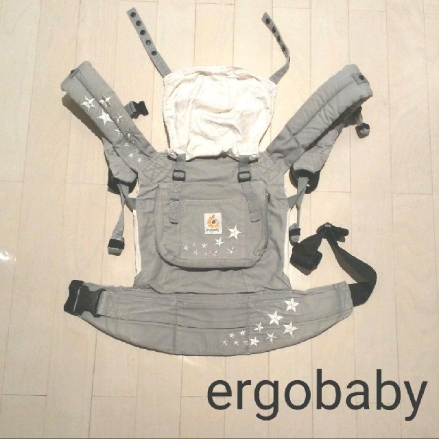 Ergobaby(エルゴベビー)のergobaby（エルゴベビー） 抱っこ紐・ベビーキャリア ギャラクシー グレー キッズ/ベビー/マタニティの外出/移動用品(抱っこひも/おんぶひも)の商品写真