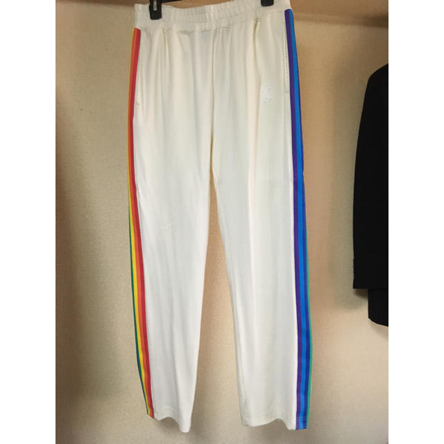 Xander Zhou white rainbow track pants | www.carmenundmelanie.at